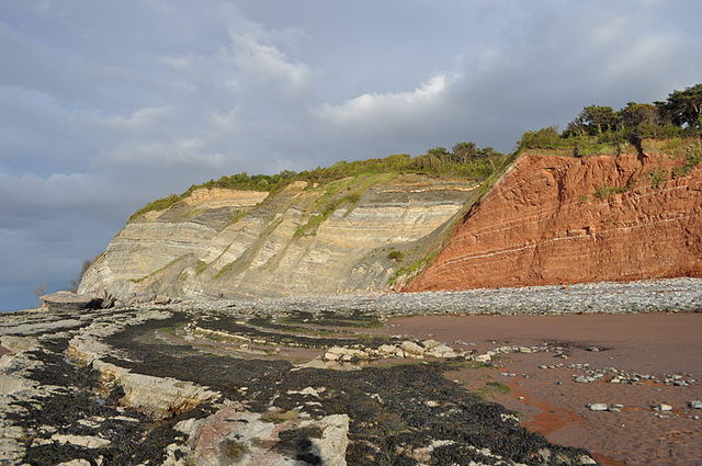 File:The Blue Anchor Fault - geograph.org.uk - 2455274.jpg