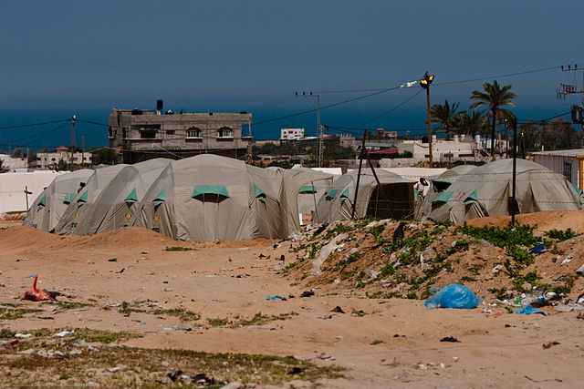 File:Tent camp gaza strip april 2009.jpg