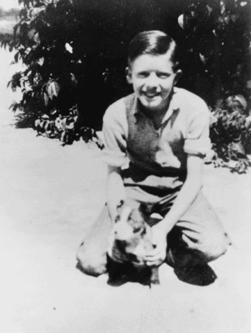 File:Jimmy Carter with his dog Bozo 1937.gif