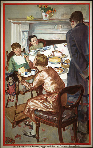 File:Irish Free State Butter, Eggs and Bacon for our Breakfasts Du beurre, des &oelig;ufs et du bacon de l&rsquo;&Eacute;tat libre d&rsquo;Irlande au d&eacute;jeuner.jpg