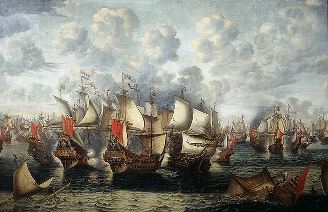 File:Eerste fase van de Zeeslag in de Sont - First phase of the Battle of the Sound - November 8 1568 (Jan Abrahamsz Beerstraten, 1660).jpg