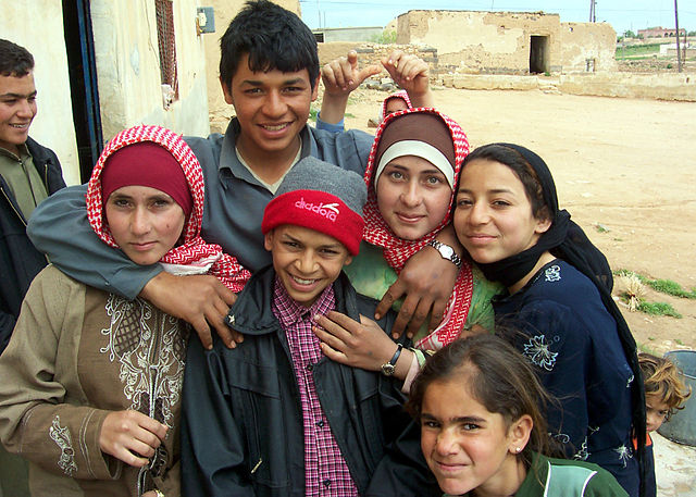 File:Bedu children, Aleppo, Syria - 1.jpg