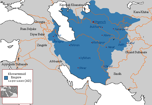 File:Khwarezmian Empire 1190 - 1220 (AD).PNG