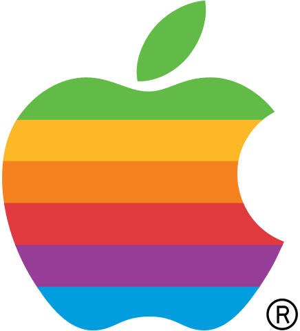 File:Apple Computer Logo rainbow.svg