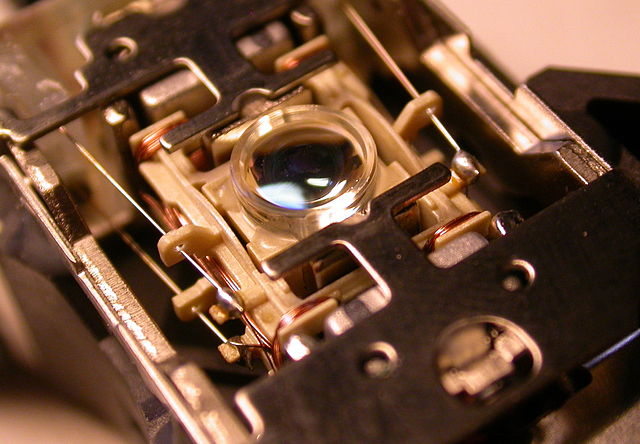 File:CD drive lens.jpg