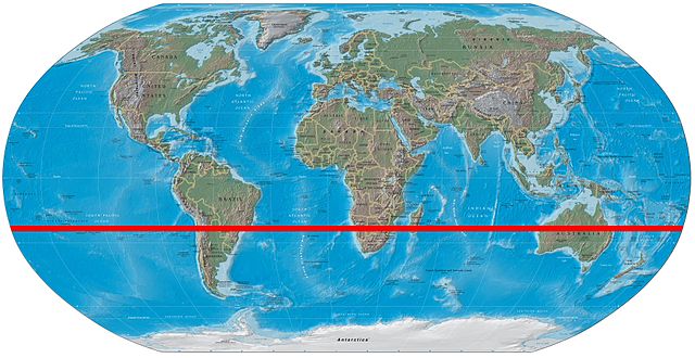 File:World map with tropic of capricorn.jpg