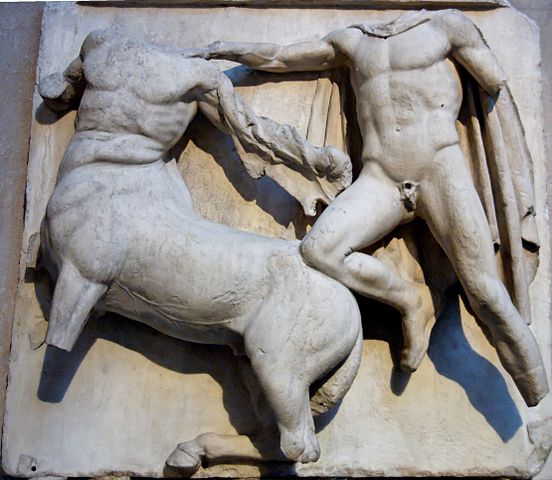 File:South metope 3 Parthenon BM.jpg