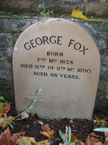 File:George Fox marker Bunhill Fields.jpg