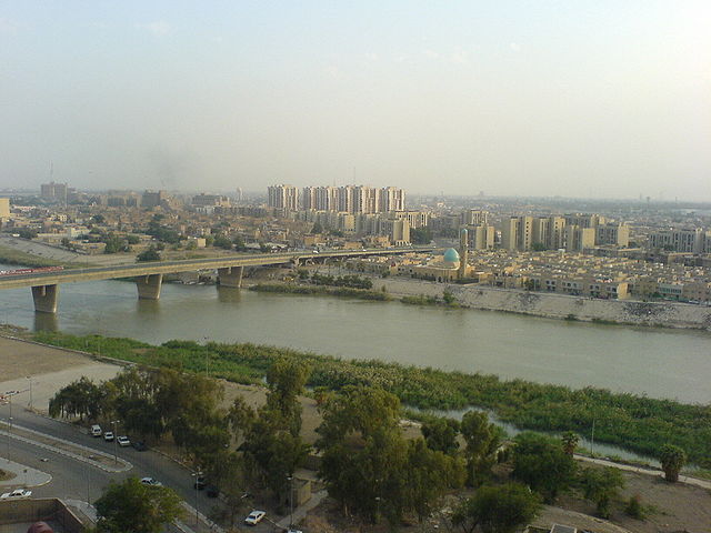 File:Haifa street, as seen from the medical city hospital across the tigres.jpg