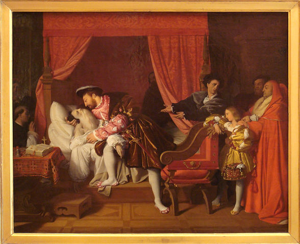 File:Francois I recoit les derniers soupirs de Leonard de Vinci by Ingres.jpg