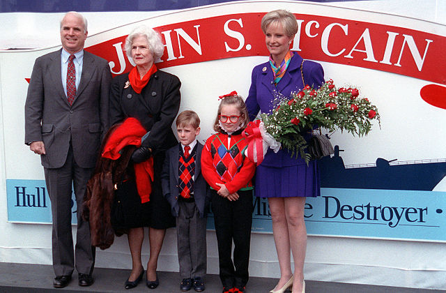 File:McCain family at christening of USS John S. McCain (DDG-56).jpg