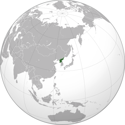 File:North Korea (orthographic projection).svg