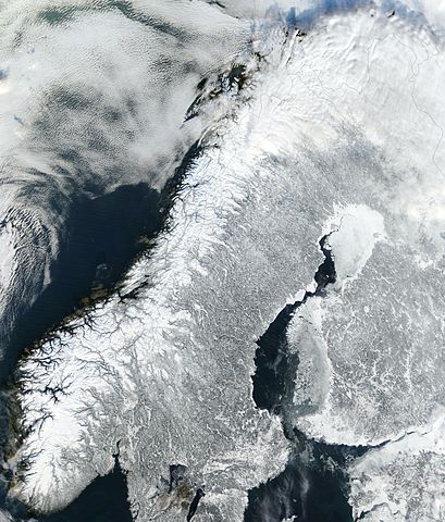 File:Satellite image of Norway in February 2003.jpg