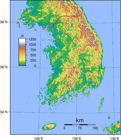 File:South Korea Topography.png